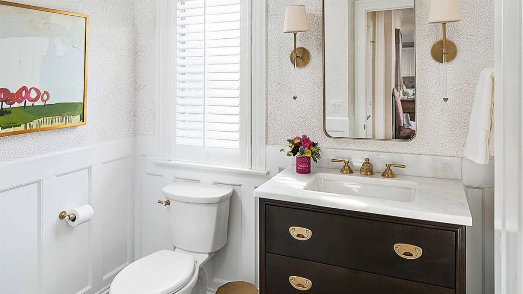 Half Bath with a Full Bath Feel