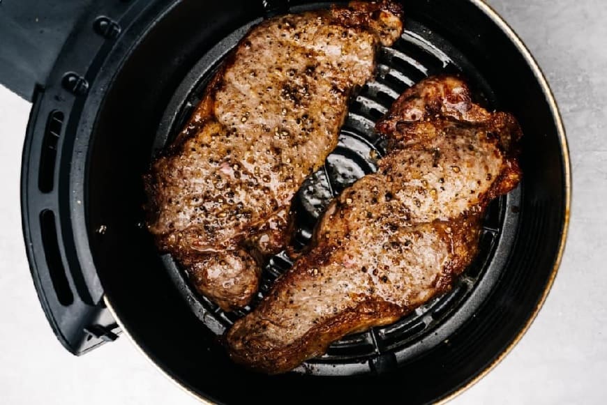 Like reheat steak in air fryer