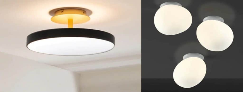 The semi-flush mount